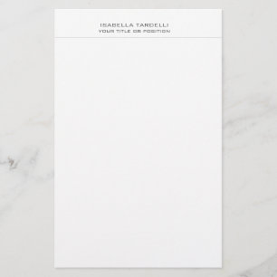 Papelaria Simples Minimalista Moderno Profissional