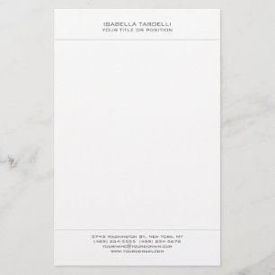 Papelaria Simples Minimalista Moderno Profissional