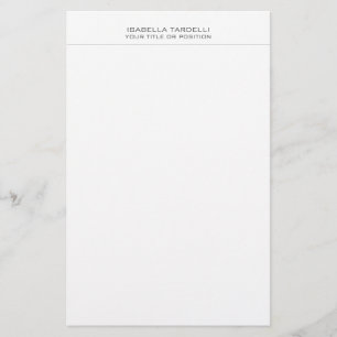Papelaria Simples minimalista profissional moderno