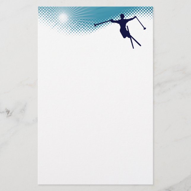 Papelaria ski céu alto (Frente)