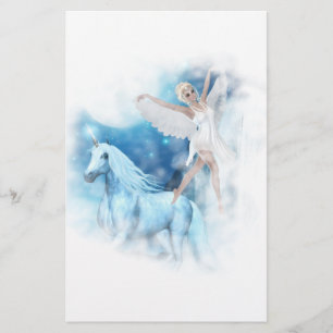 Papelaria Sky Faerie Asparas e Unicorn Vignette