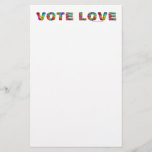 Papelaria SlipperyJoe voto amor igualdade pelo amor textura