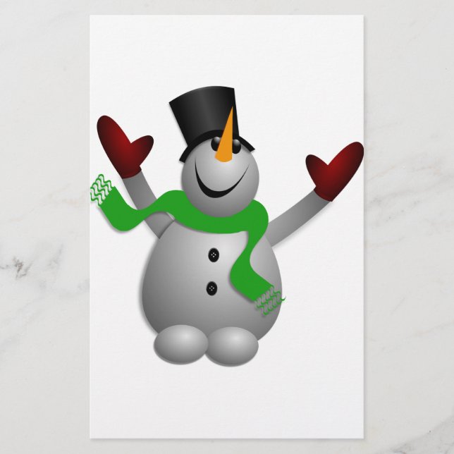 Papelaria Snowman (Frente)