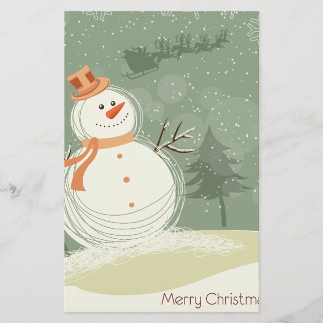 Papelaria Snowman (Frente)