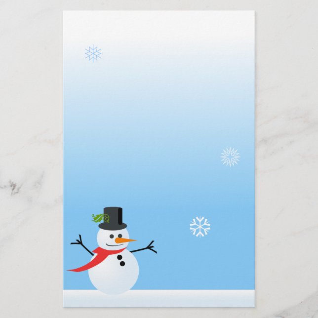 Papelaria Snowman (Frente)