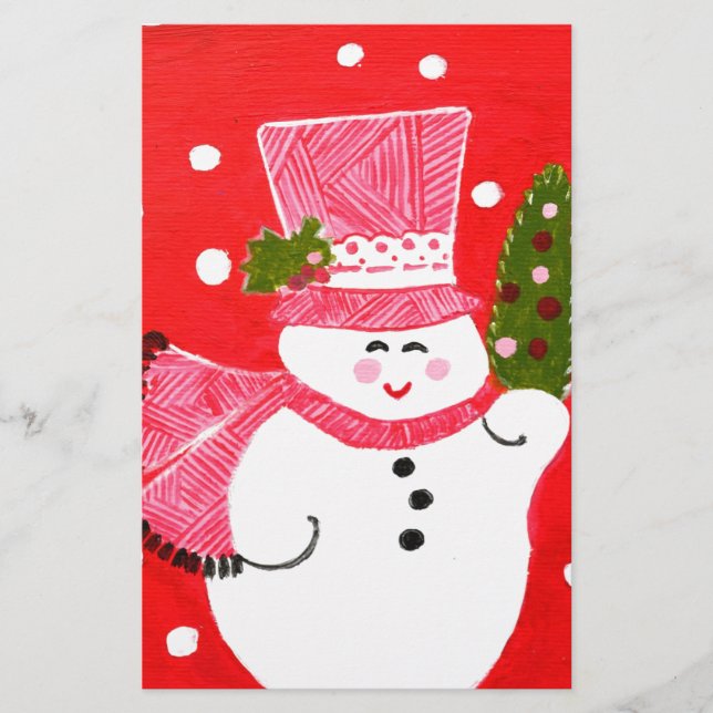 Papelaria Snowman (Frente)