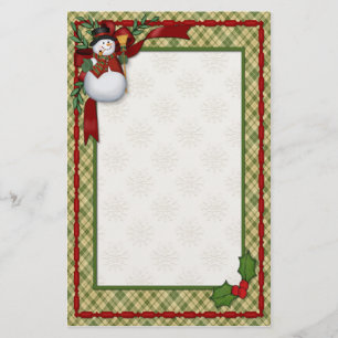 Papelaria Snowman Country Christmas