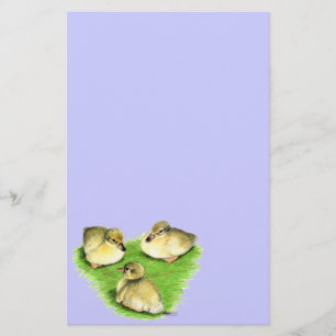 Papelaria Snowy Mallard Ducklings