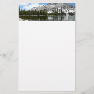 Papelaria Snowy Tenaya Lake Yosemite - Foto do Parque Nacion