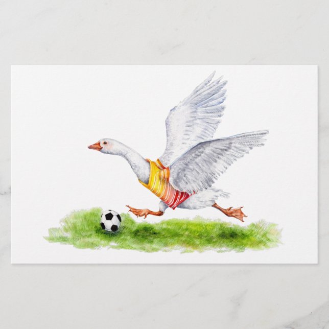 Papelaria Soccer Goose (Frente)