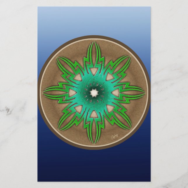 Papelaria Sol verde (Frente)