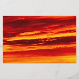 Papelaria Sol vermelho brilhante