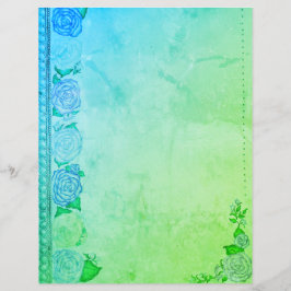 Papelaria Sonhadora Rosa (Azul/Verde)