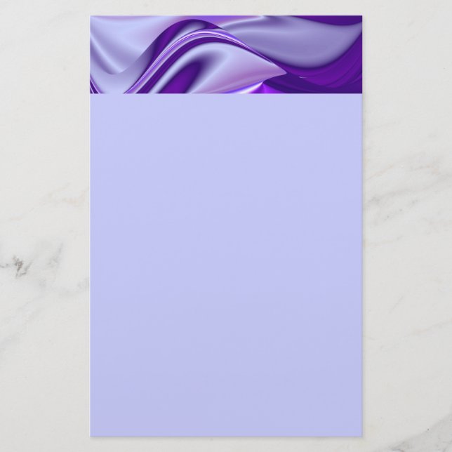 Papelaria Sonhos de Arco-Íris de Flor Roxo (Frente)