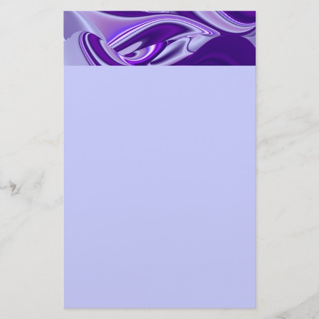 Papelaria Sonhos de Arco-Íris de Flor Roxo (Frente)