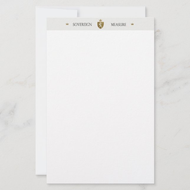 PAPELARIA SOVEREIGN MEASURE 便箋 (Frente)