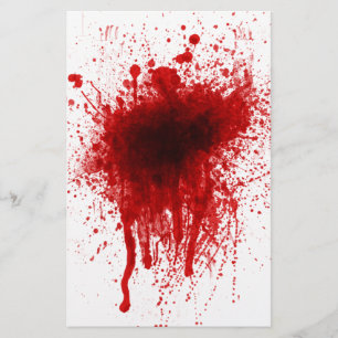 Papelaria Splatter Realista