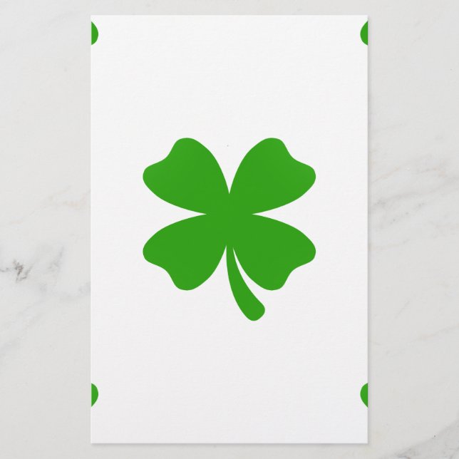 Papelaria st patricks clover emoji (Frente)