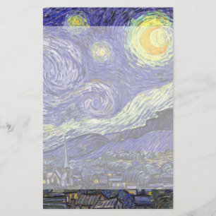 Papelaria Starry Night por Vincent van Gogh