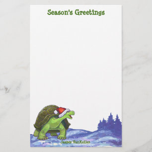 Papelaria Starry Night Tortoise Natal