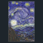 Papelaria Starry Night, Vincent Van Gogh.<br><div class="desc">Starry Night,  Vincent Van Gogh. Famoso impressionismo,  belas artes. Pintor de óleo na paisagem.</div>