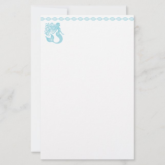 Papelaria Stationery Mermaid (Frente)