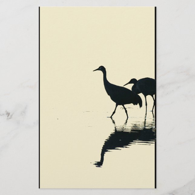 Papelaria Stationery Sandhill Crane (Frente)