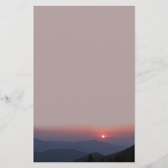 Papelaria stationery sunset (Frente)