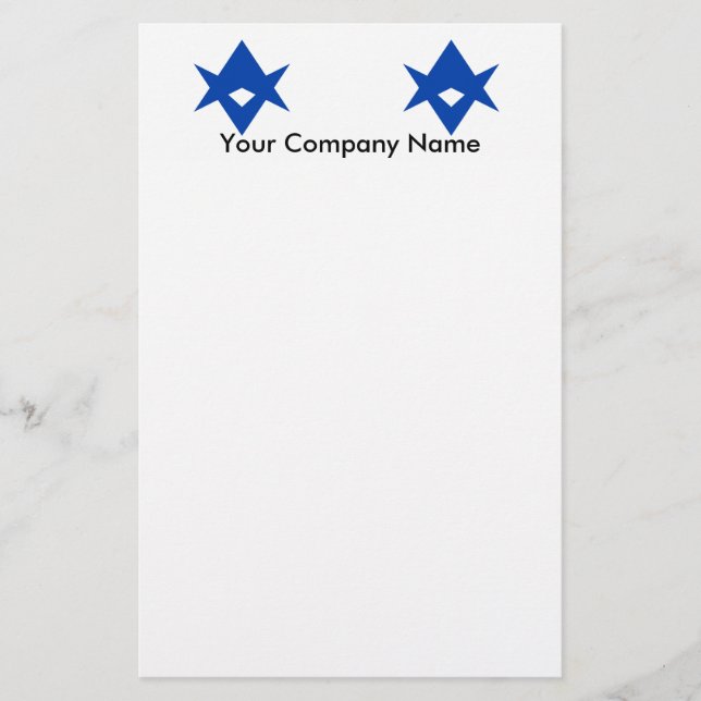 Papelaria Stationery with Flag of Toyota City, Japan (Frente)