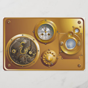 Papelaria Steampunk Uhr