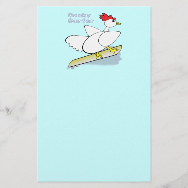 Papelaria Surfista Cocky (Frente)