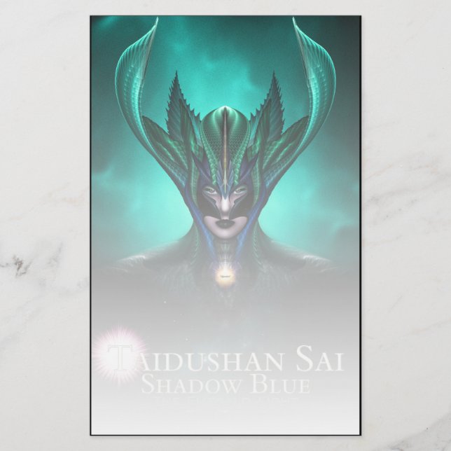 Papelaria Taidushan Sai Shadow Blue Emerald Light Stationery (Frente)