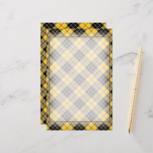 Papelaria Tartan Beauty Clan MacLeod da Xadrez escocesa Lewi