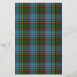 Papelaria Tartan da família do clã de Anderson