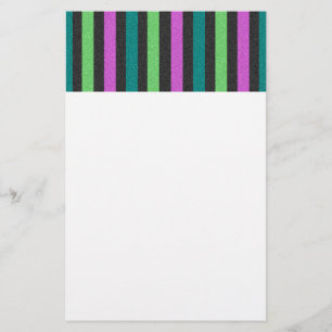 Papelaria Teal, Verde limão, Brilhante Rosa-Quente Striped