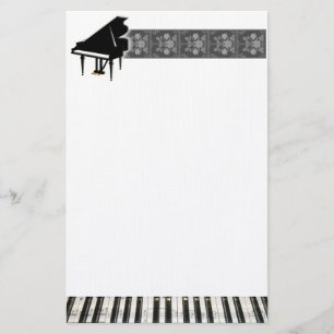 Papelaria Teclado de piano de cauda