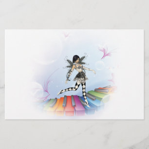 Papelaria Teclado Musical Faerie Vignette