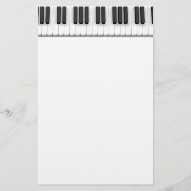 Papelaria Teclado Piano (Frente)