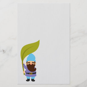 Papelaria Tema de jardinagem bonitinha de gnomo do jardim