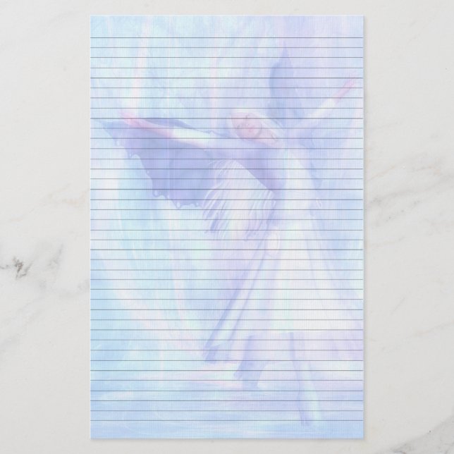 Papelaria Tempestade do papel de carta do gelo (Frente)
