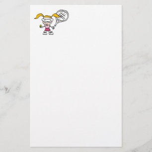 Papelaria Tênis Stationery com foto de jogador de desenho a