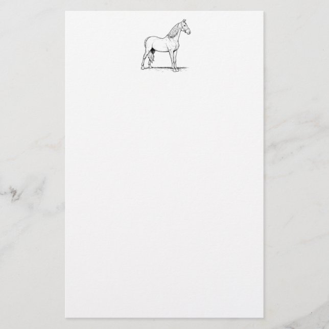 Papelaria Tennessee Walking Horse - em pé (Frente)