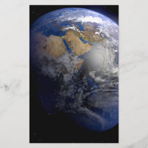 Papelaria Terra Azul do Espaço Inspiracional