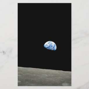 Papelaria Terra do universo espacial da Lua