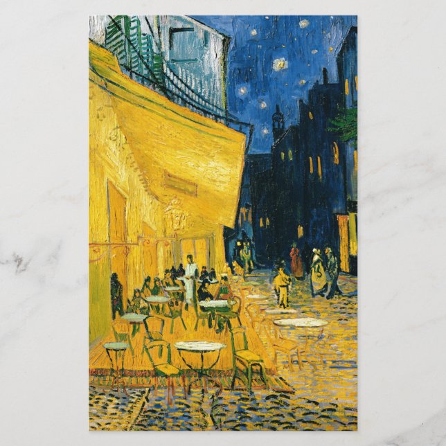 Papelaria Terraço do café de Vincent van Gogh |, Lugar du (Frente)
