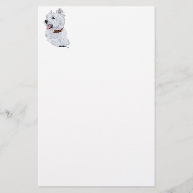 Papelaria Terrier Branco da Terralta Ocidental Alegre (Frente)