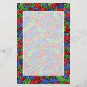 Papelaria Teste padrão - blocos de apartamentos das cores