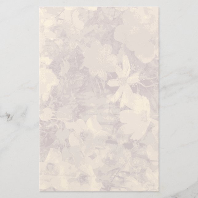 Papelaria Teste padrão da camuflagem da flor e da folha no (Frente)