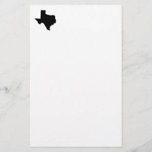 Papelaria Texas em preto e branco