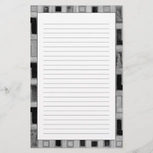 Papelaria Têxtil africano de mudos com Padrões geométricos